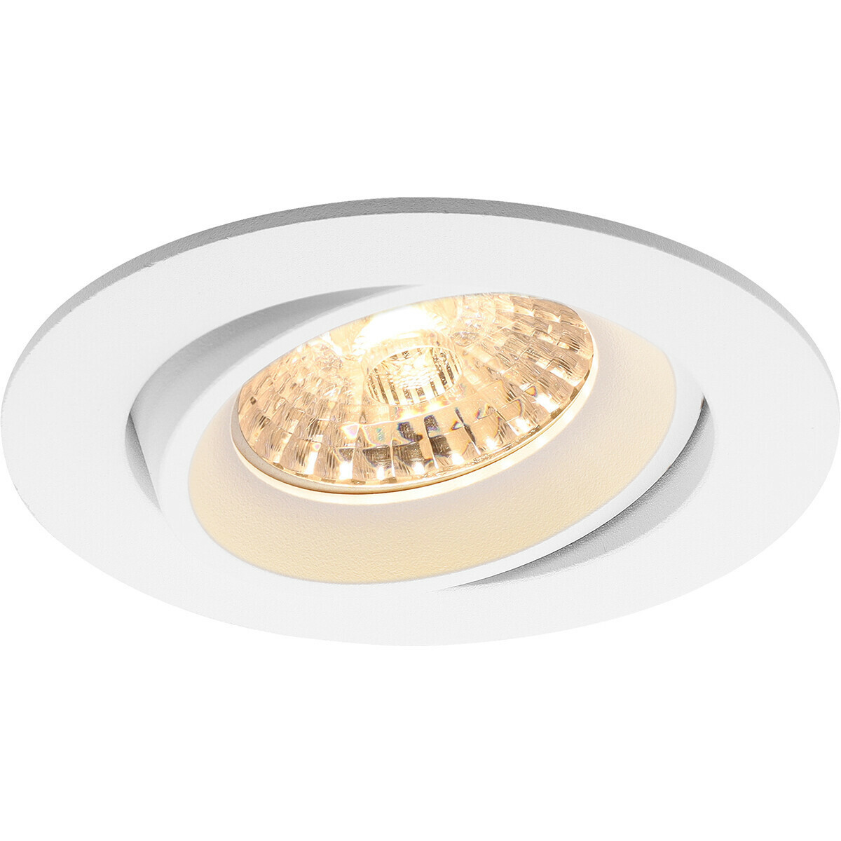 PHILIPS - LED Spot Set - MASTER 927 36D VLE - Pragmi Delton Pro - GU10 Sockel - DimTone Dimmbar - Einbau Rund - Mattweiß - 3.7W - Warmweiß 2200K-2700K - Kippbar - Ø82mm