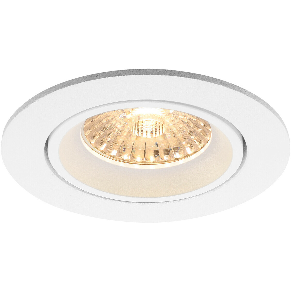 PHILIPS - LED Spot Set - MASTER 927 36D VLE - Pragmi Delton Pro - GU10 Sockel - DimTone Dimmbar - Einbau Rund - Mattweiß - 3.7W - Warmweiß 2200K-2700K - Kippbar - Ø82mm