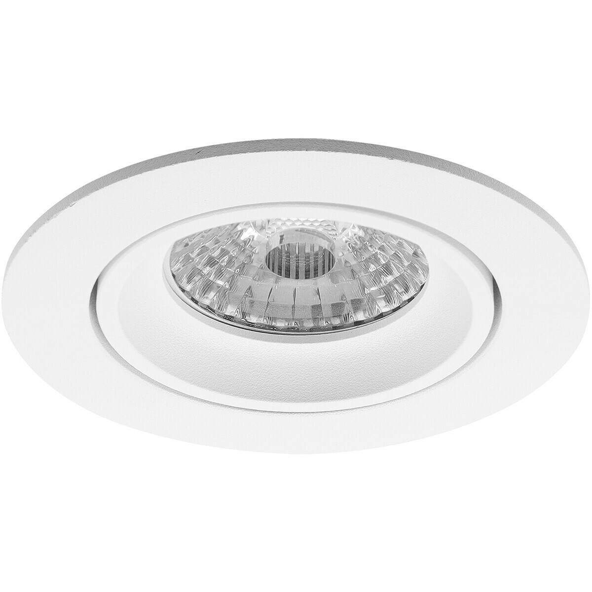 PHILIPS - LED Spot Set - MASTER 927 36D VLE - Pragmi Delton Pro - GU10 Sockel - DimTone Dimmbar - Einbau Rund - Mattweiß - 3.7W - Warmweiß 2200K-2700K - Kippbar - Ø82mm