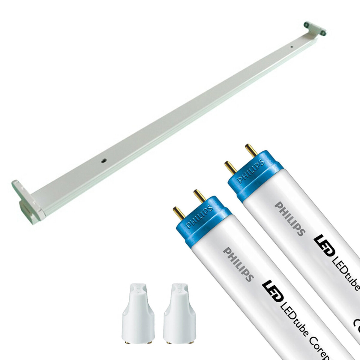 PHILIPS - LED TL Leuchtstofflampe T8 mit Leuchtstofflampe - CorePro LEDtube EM 865 - Aigi Dybolo - 120cm Doppel - 29W - Tageslicht 6500K | Ersetzt 72W