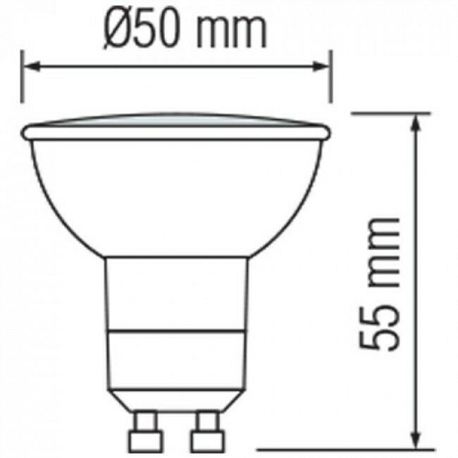 Aufbauspot Set - Pragmi Cliron Pro - GU10 Fassung - Aufbau Quadrat - Matt Weiß - 6W - Kaltweiß 6400K - Vertieft - 90mm