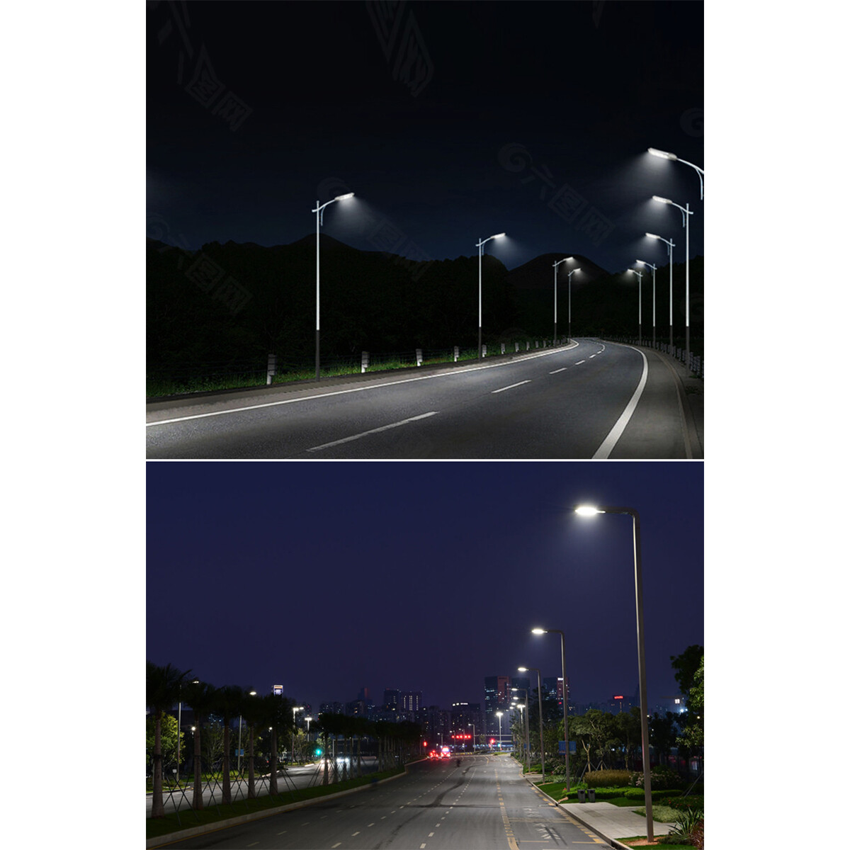 Straßenlaterne mit Photocell-Sensor - Rinzu Strion - 200 Watt - 34000 Lumen - 4000K - Wasserdicht IP66 - 70x140D Ø60mm Spigot - OSRAM-Treiber - Lumileds