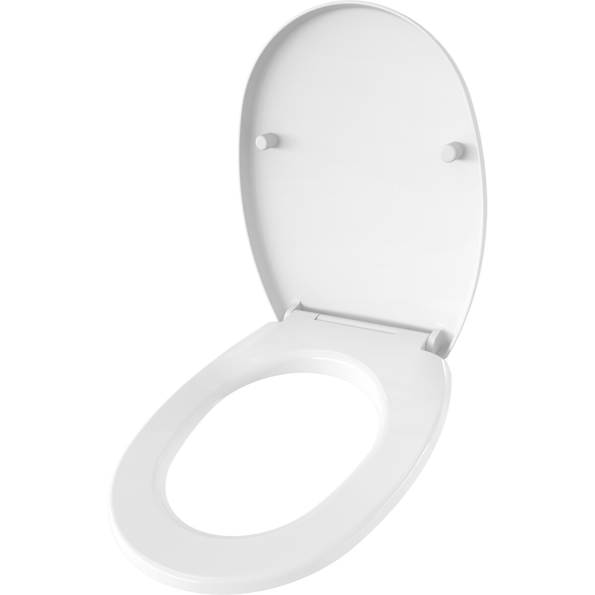 WC-Sitz - Velvalux Corta - Toilettensitz mit Deckel - Softclose - Quickrelease - Abnehmbar - Weiß