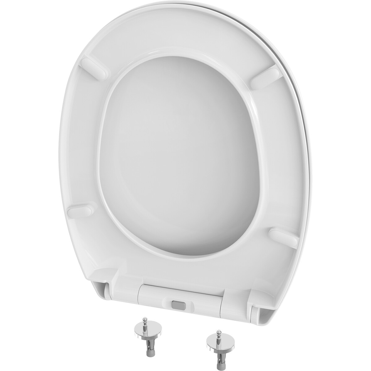 WC-Sitz - Velvalux Corta - Toilettensitz mit Deckel - Softclose - Quickrelease - Abnehmbar - Weiß